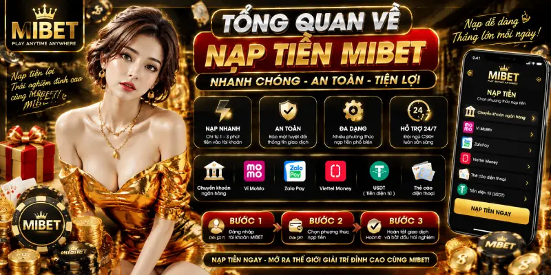 TỔNG QUAN VỀ NẠP TIỀN MIBET